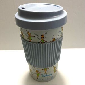 Disney Tinkerbell Skinny Dip London 16 oz Bamboo Travel Tumbler Mug — Reusable